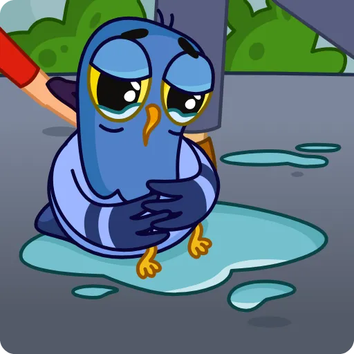 😢 Стикер «Crusty» для Telegram