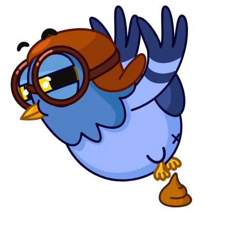 💩 Стикер «Crusty» для Telegram