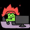 🖥 Эмодзи «FRIC THE FROG» для Telegram
