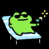 🍸 Эмодзи «FRIC THE FROG» для Telegram