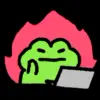 🔥 Эмодзи «FRIC THE FROG» для Telegram