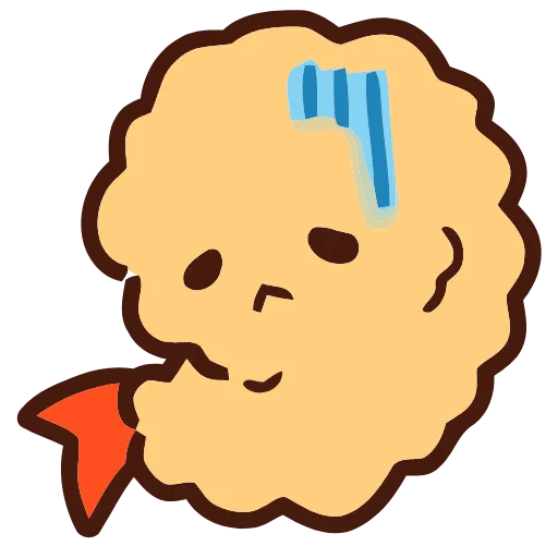 🍤 Эмодзи «Fried Shrimp» для Telegram