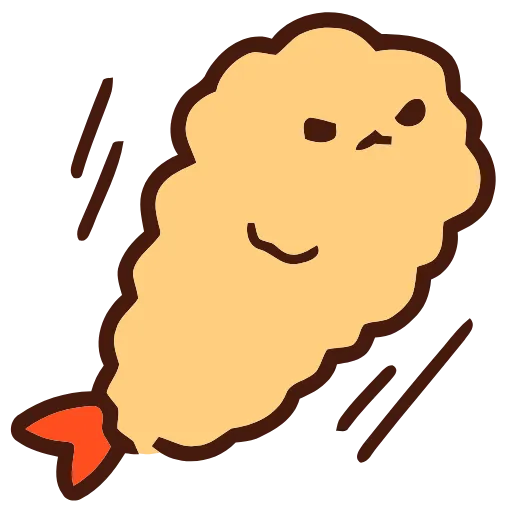 🍤 Эмодзи «Fried Shrimp» для Telegram