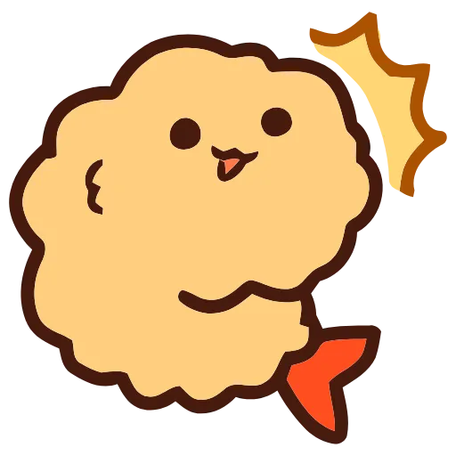 🍤 Эмодзи «Fried Shrimp» для Telegram