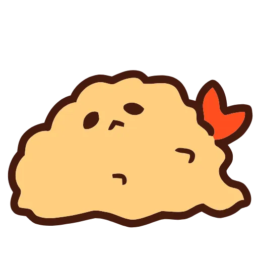🍤 Эмодзи «Fried Shrimp» для Telegram