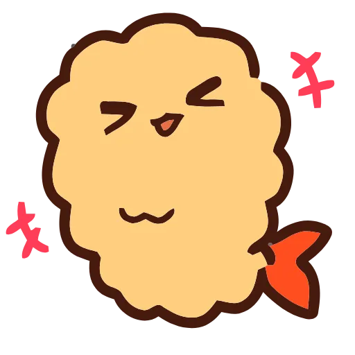 🍤 Эмодзи «Fried Shrimp» для Telegram