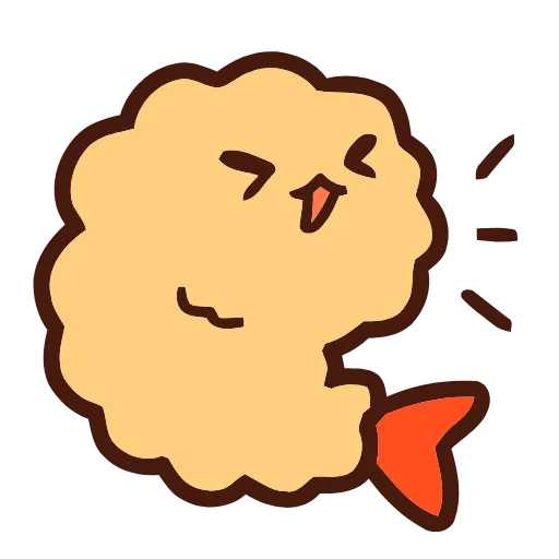 🍤 Эмодзи «Fried Shrimp» для Telegram