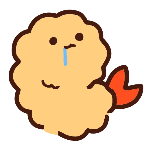 🍤 Эмодзи «Fried Shrimp» для Telegram