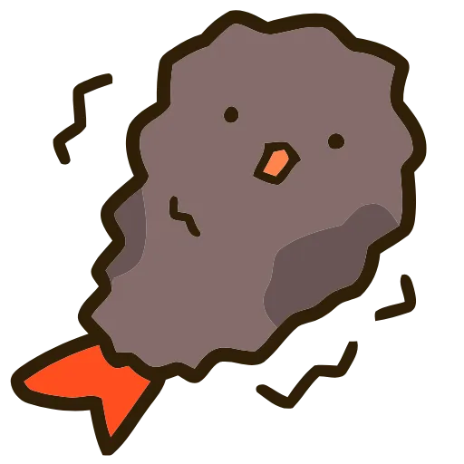🍤 Эмодзи «Fried Shrimp» для Telegram