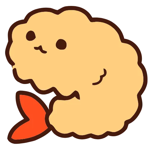 🍤 Эмодзи «Fried Shrimp» для Telegram