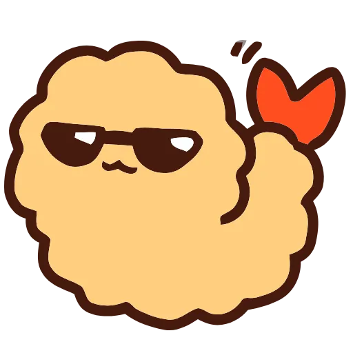 🍤 Эмодзи «Fried Shrimp» для Telegram