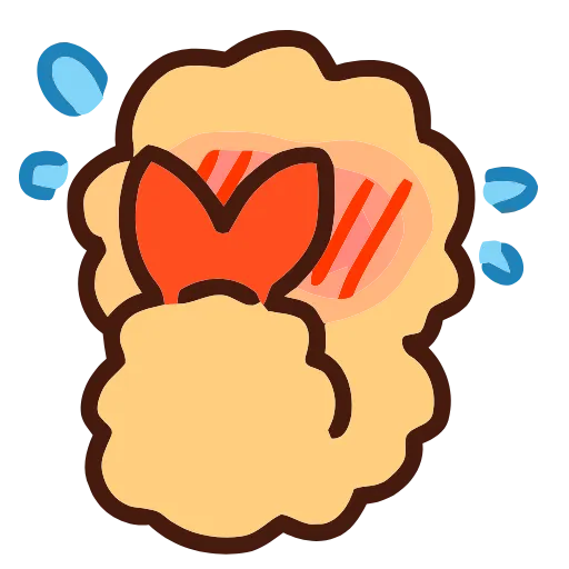 🍤 Эмодзи «Fried Shrimp» для Telegram