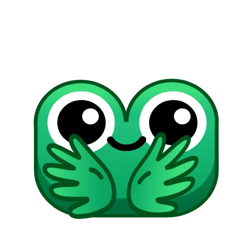 🤗 Эмодзи «🥰 Анимированный набор эмоджи с лягушками» для Telegram
