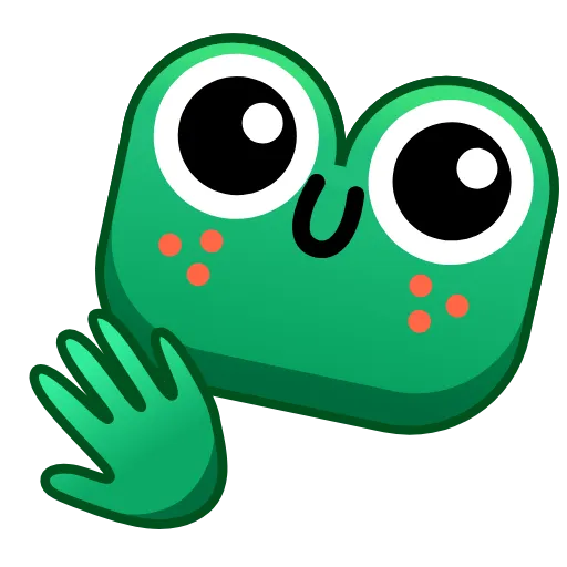 🤭 Эмодзи «🥰 Анимированный набор эмоджи с лягушками» для Telegram