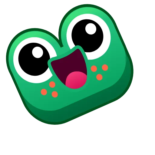 😜 Эмодзи «🥰 Анимированный набор эмоджи с лягушками» для Telegram