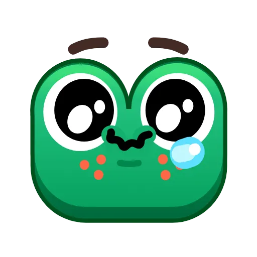 🥲 Эмодзи «🥰 Анимированный набор эмоджи с лягушками» для Telegram