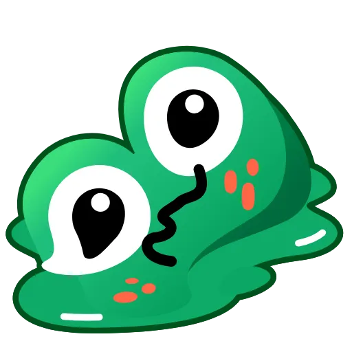 🫠 Эмодзи «🥰 Анимированный набор эмоджи с лягушками» для Telegram