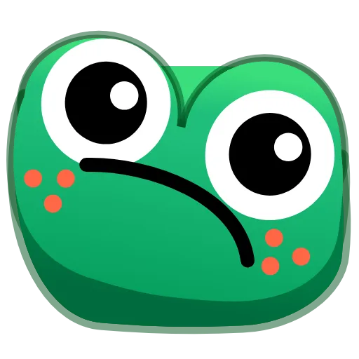 😕 Эмодзи «🥰 Анимированный набор эмоджи с лягушками» для Telegram