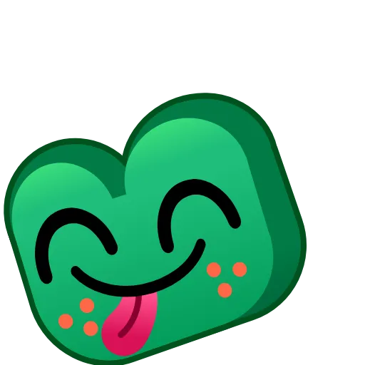 😋 Эмодзи «🥰 Анимированный набор эмоджи с лягушками» для Telegram