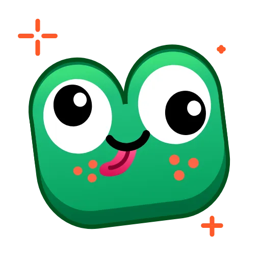 🤪 Эмодзи «🥰 Анимированный набор эмоджи с лягушками» для Telegram