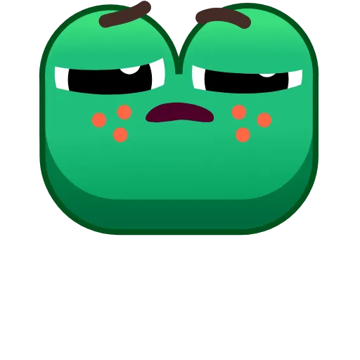 😪 Стикер «Frog Emoji» для Telegram