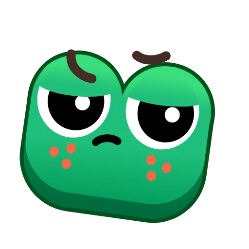 😒 Стикер «Frog Emoji» для Telegram
