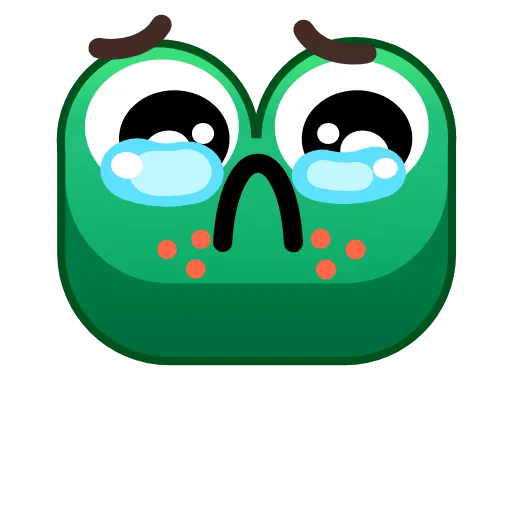 😢 Стикер «Frog Emoji» для Telegram