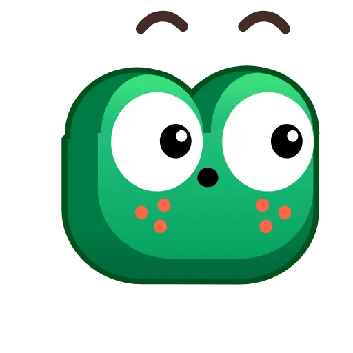 😨 Стикер «Frog Emoji» для Telegram