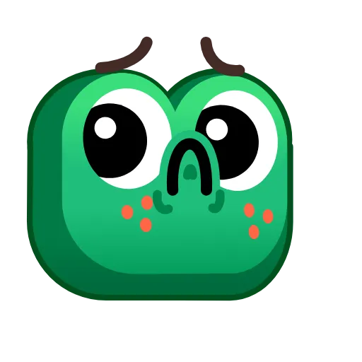😟 Стикер «Frog Emoji» для Telegram