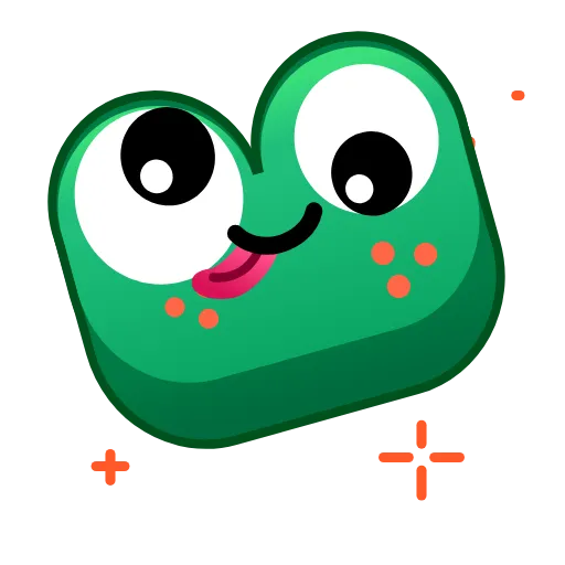 🤪 Стикер «Frog Emoji» для Telegram