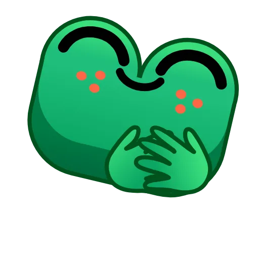 👐 Стикер «Frog Emoji» для Telegram