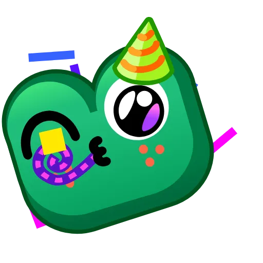 🥳 Стикер «Frog Emoji» для Telegram