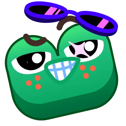 😎 Стикер «Frog Emoji» для Telegram