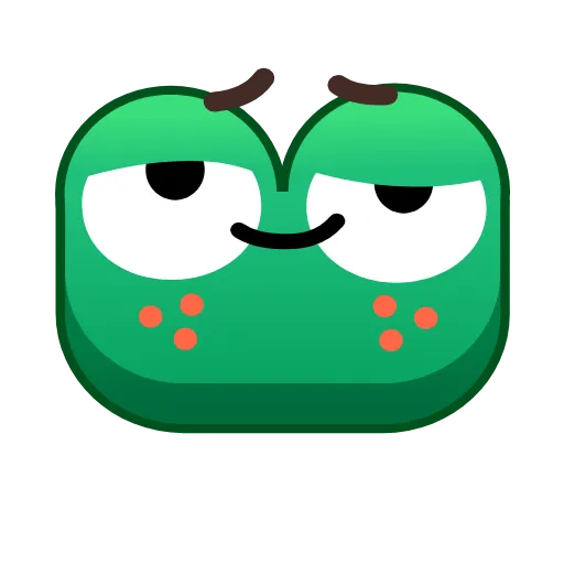 🤤 Стикер «Frog Emoji» для Telegram