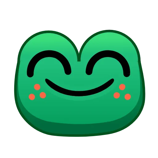 Стикерпак Frog Emoji для Telegram