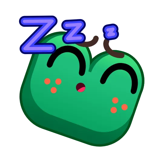 😴 Стикер «Frog Emoji» для Telegram