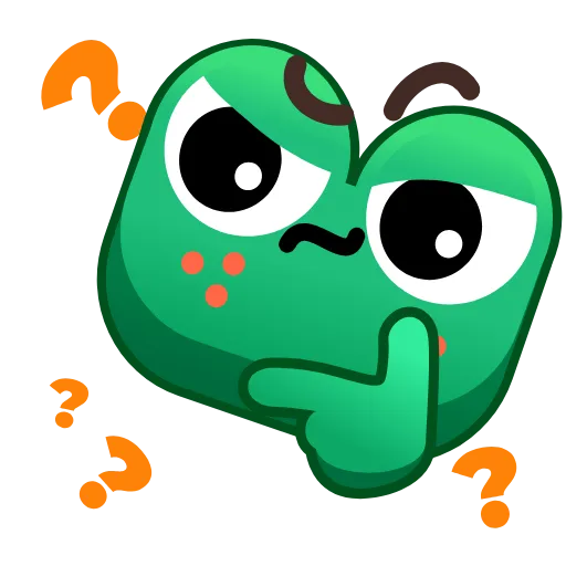 🤔 Стикер «Frog Emoji» для Telegram