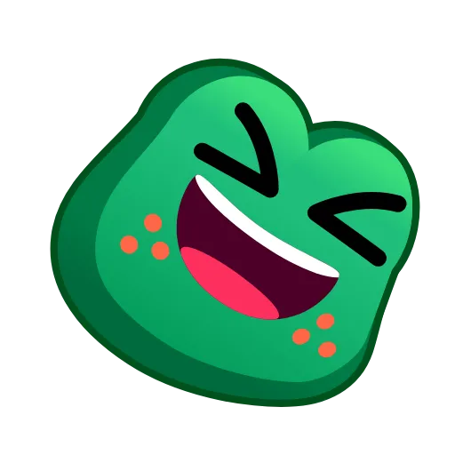 😂 Стикер «Frog Emoji» для Telegram