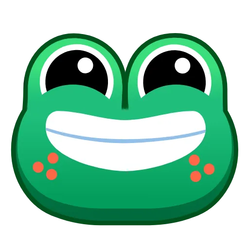 😂 Стикер «Frog Emoji» для Telegram