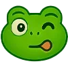 😜 Эмодзи «❤ Набор эмоджи с лягушкой Лидой» для Telegram