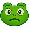 🙁 Эмодзи «❤ Набор эмоджи с лягушкой Лидой» для Telegram