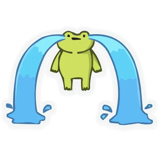 😭 Эмодзи «Frog Mix» для Telegram