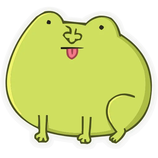 😛 Эмодзи «Frog Mix» для Telegram