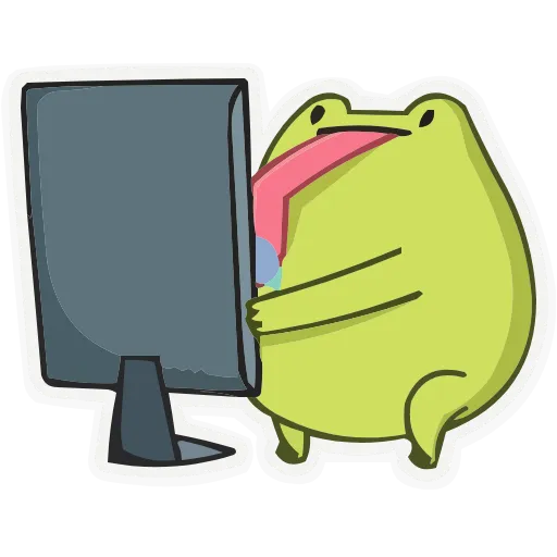 👅 Эмодзи «Frog Mix» для Telegram