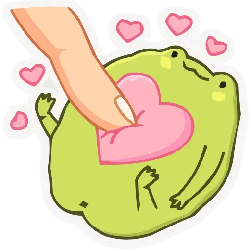 🥰 Эмодзи «Frog Mix» для Telegram