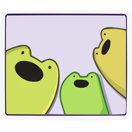 😦 Эмодзи «Frog Mix» для Telegram