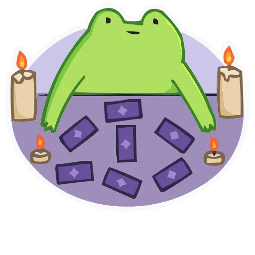 🃏 Эмодзи «Frog Mix» для Telegram