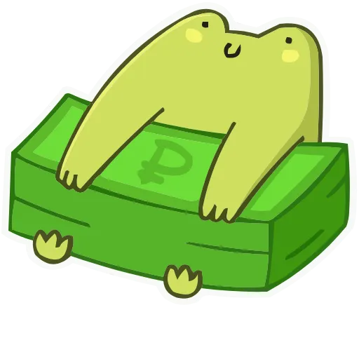 🤑 Эмодзи «Frog Mix» для Telegram