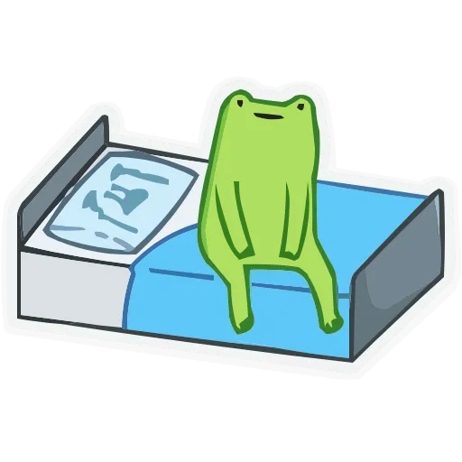 🛏 Эмодзи «Frog Mix» для Telegram