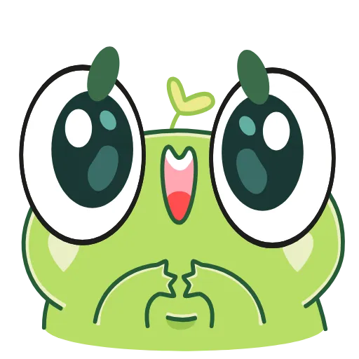 🤩 Эмодзи «Лягуш Пип» для Telegram